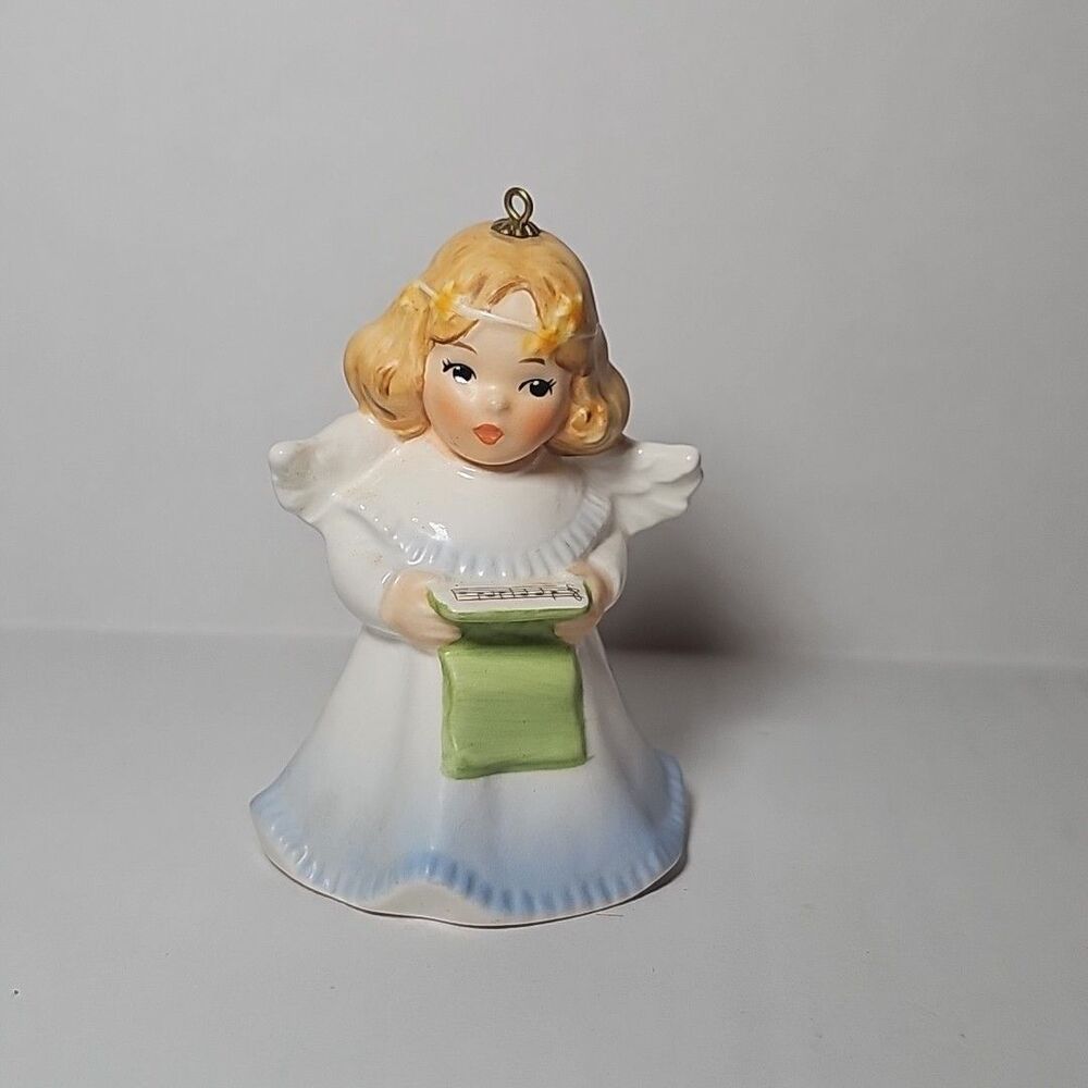 Vintage 1988 Goebel Angel Bell Christmas Ornament
